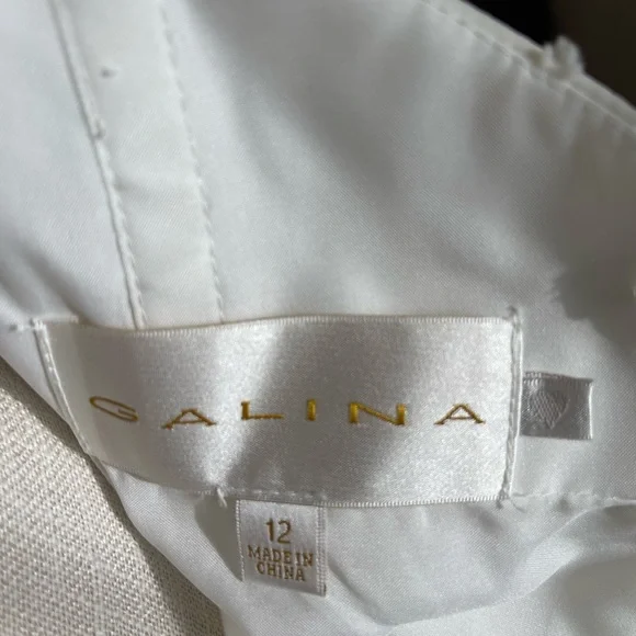 Elegant Ivory Wedding Dress - Picture 2 of 14